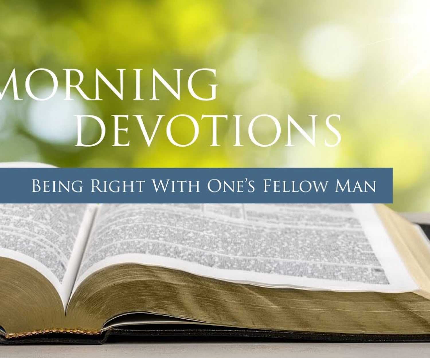 Daily Devotions - Bible Baptist Church